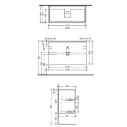 RAK Joy Urban Grey 1000mm Wall Hung Bathroom Vanity Unit With Basin 5 RAK Joy Urban Grey 1000mm Wall Hung Bathroom Vanity Unit With Basin -TAPS UK Sales rak joy urban grey 1000mm wall hung bathroom vanity unit with basin p42045 206396 image