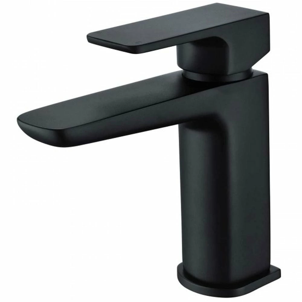 RAK Moon Black Single Lever Mono Basin Mixer Tap & Clicker Waste - RAKMOO3001B 3 RAK Moon Black Single Lever Mono Basin Mixer Tap & Clicker Waste - RAKMOO3001B
