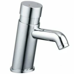 RAK Non Concussive Chrome Self Closing Basin Mixer Tap - RAKCOM908C