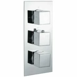 RAK Showering Chrome Thermostatic 2 Outlet Concealed Shower Valve - RAKSHW3203S