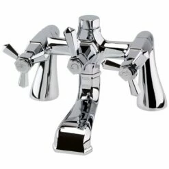 RAK Washington Chrome 3 Handle Bath Filler Tap - RAKWTN3004