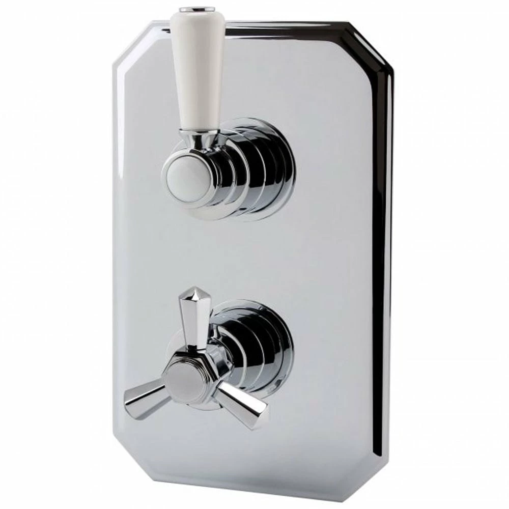 RAK Washington Chrome Thermostatic Dual Outlet Concealed Shower Valve RAKWTN3202 3 RAK Washington Chrome Thermostatic Dual Outlet Concealed Shower Valve RAKWTN3202