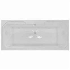 RAK Washington White Single Ended Bath & Legs 1800x800mm - RAKWTNBAT1880/WL