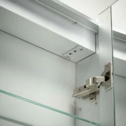 Sensio Ainsley 700x664mm Cool White Double Door LED Mirror Cabinet & Bluetooth -TAPS UK Sales sensio ainsley 700x664mm cool white double door led mirror cabinet bluetooth p55055 249058 image