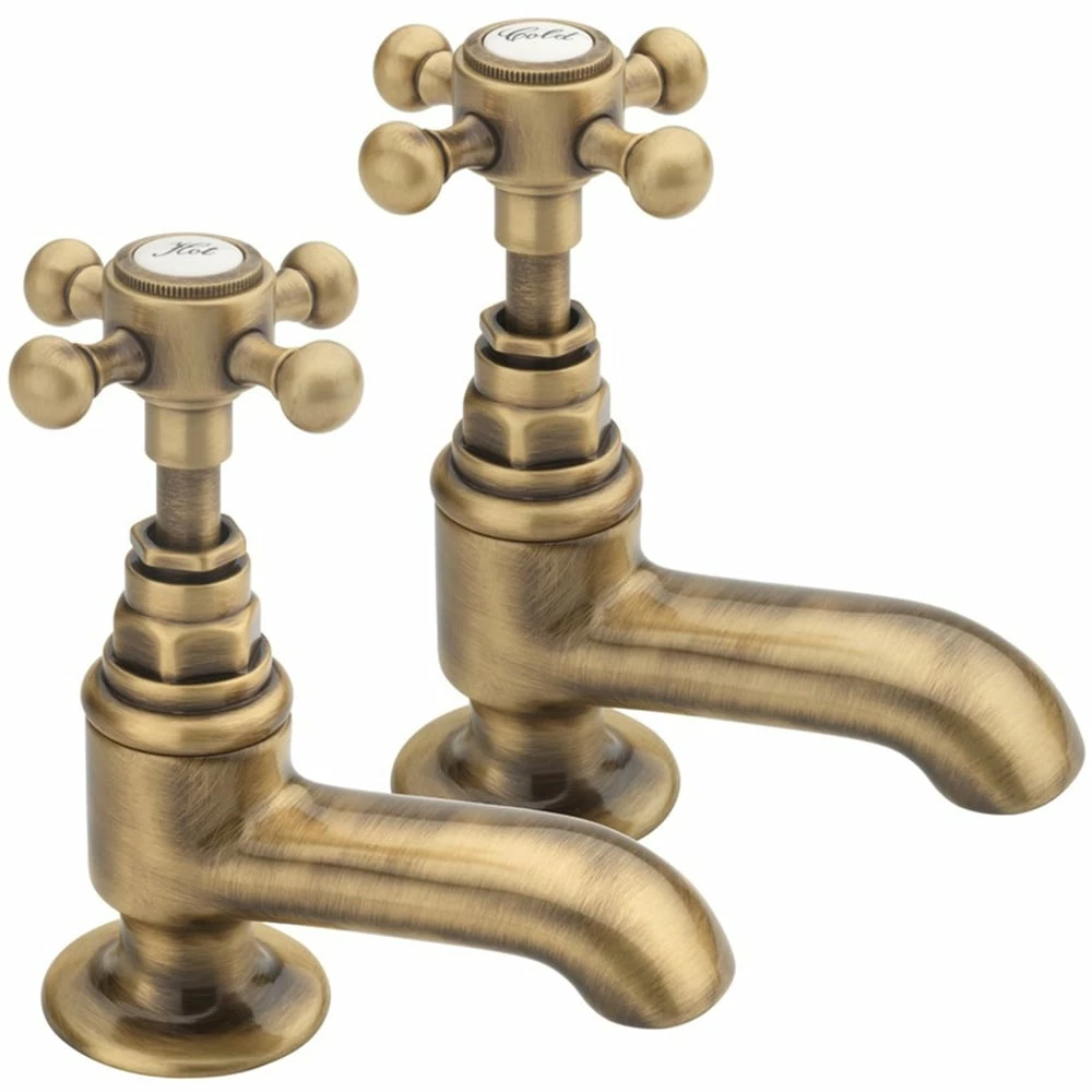 Tre Mercati Allora Bronze Traditional Basin Tap (Pair) TM10010-BR 3 Tre Mercati Allora Bronze Traditional Basin Tap (Pair) TM10010-BR