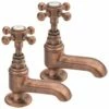 Tre Mercati Allora Copper Traditional Bath Tap (Pair) TM10020-CO