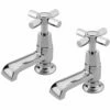 Tre Mercati Charleston Chrome Traditional Bath Tap (Pair) TM1401