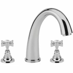 Tre Mercati Imperial Chrome Traditional 3 Hole Bath Filler Tap TM1084