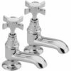 Tre Mercati Imperial Chrome Traditional Basin Tap (Pair) TM1071 -TAPS UK Sales tre mercati imperial chrome traditional basin tap pair tm1071 p74645 306402 image
