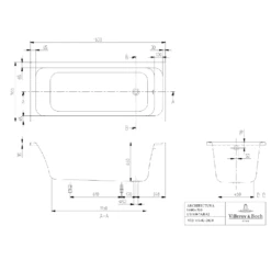 Villeroy & Boch Architectura Rectangular Bath Solo, Alpin, 1600x700 9 Villeroy & Boch Architectura Rectangular Bath Solo, Alpin, 1600x700 -TAPS UK Sales villeroy boch architectura rectangular bath solo alpin 1600x700 p66303 286061 image