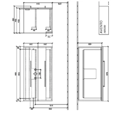 Villeroy & Boch Avento Crystal Black 1000mm Wall Hung Vanity Unit & Basin -TAPS UK Sales villeroy boch avento crystal black 1000mm wall hung vanity unit basin p66285 285742 image
