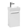 Villeroy & Boch Avento Crystal White 350mm Wall Hung Vanity Unit & Basin (Tap On Left) -TAPS UK Sales villeroy boch avento crystal white 350mm wall hung vanity unit basin tap on left p66056 285386 image