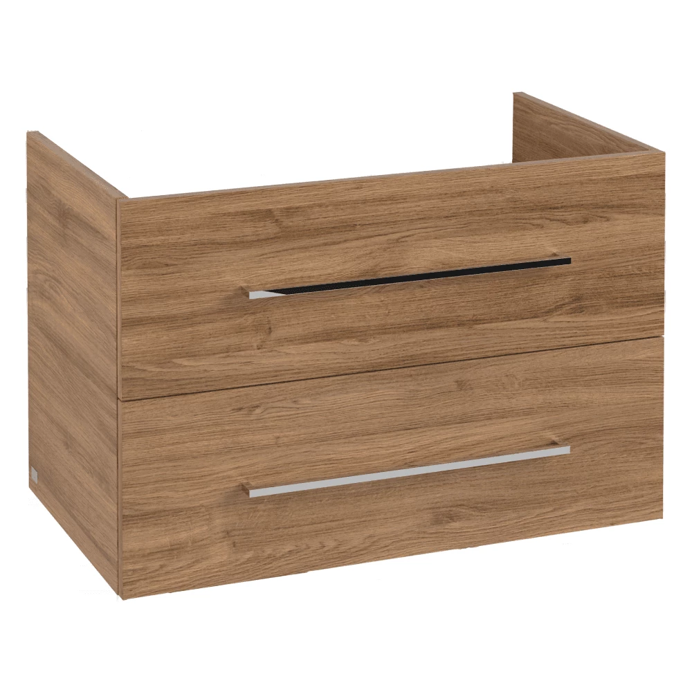 Villeroy & Boch Avento Oak Kansas 800mm Wall Hung Vanity Unit & Basin 9 Villeroy & Boch Avento Oak Kansas 800mm Wall Hung Vanity Unit & Basin - Image 7