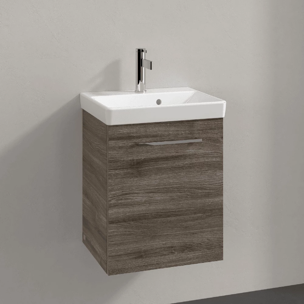 Villeroy & Boch Avento Stone Oak 450mm Wall Hung Vanity Unit & Basin 3 Villeroy & Boch Avento Stone Oak 450mm Wall Hung Vanity Unit & Basin