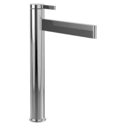 Villeroy & Boch Dawn Chrome Slim Tall Single-Lever Basin Mixer, No Waste