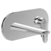 Villeroy & Boch O.novo Start Chrome Wall Mounted Single-lever Basin Mixer, No Waste -TAPS UK Sales villeroy boch o novo start chrome wall mounted single lever basin mixer no waste p69507 293977 image