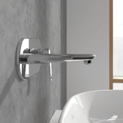 Villeroy & Boch O.novo Start Chrome Wall Mounted Single-lever Basin Mixer, No Waste 9 Villeroy & Boch O.novo Start Chrome Wall Mounted Single-lever Basin Mixer, No Waste -TAPS UK Sales villeroy boch o novo start chrome wall mounted single lever basin mixer no waste p69507 293979 image